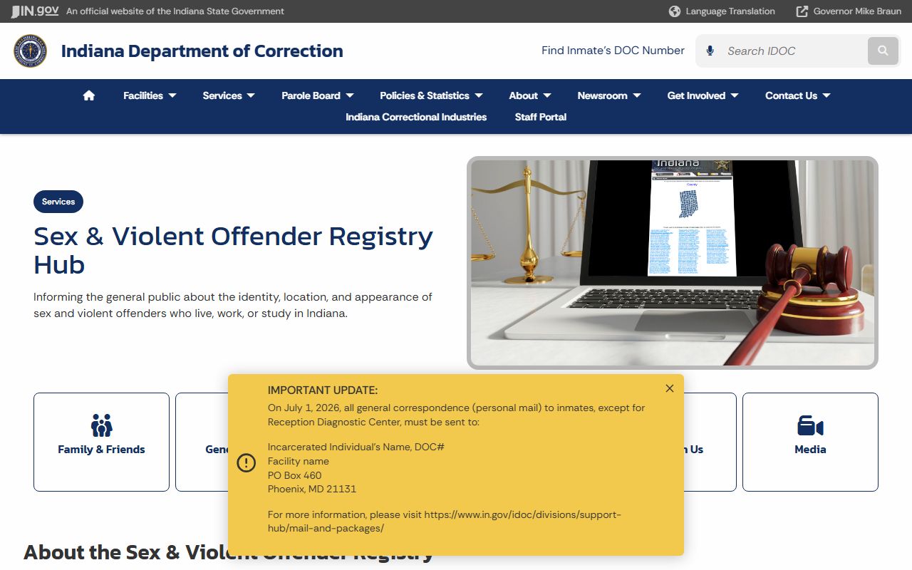 Grant County arrest records sex and violent offender registry source