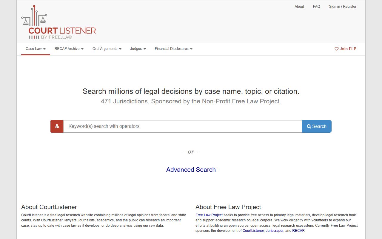 Grant County Circuit and Superior Courts CourtListener federal docket source