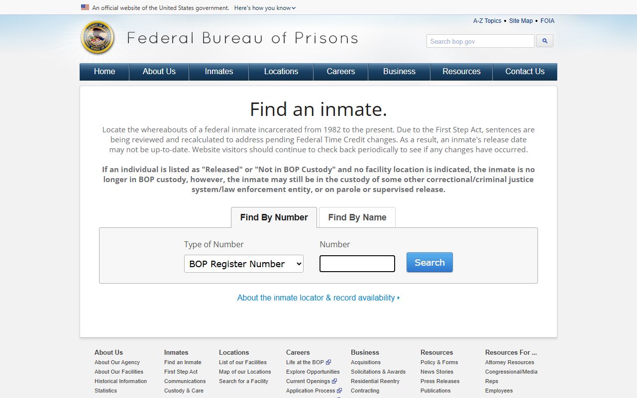 Grant County Circuit and Superior Courts federal inmate locator source